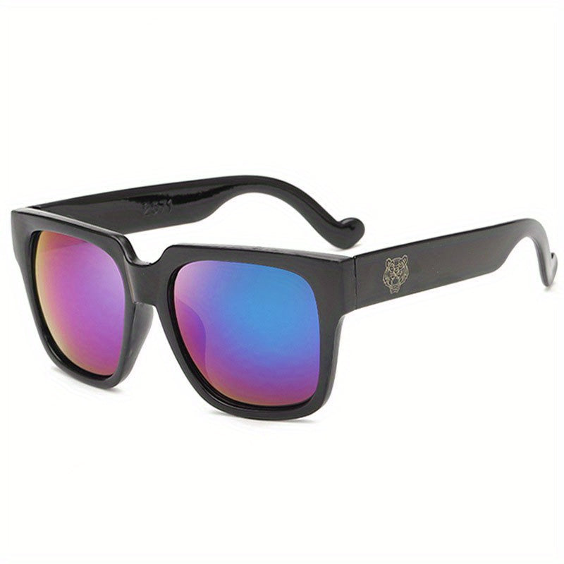 Men's Square Large Frame Sunglasses UV Protection Driving Glasses