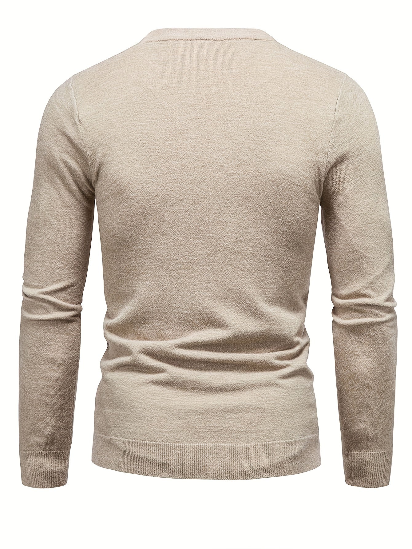 Men's Instrument Print Knitted Sweater Active Mid Stretch Slim Fit Warm Pullover