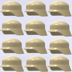 12pcs Mini Building Block Character Warrior Helmets DIY Dressing Toys