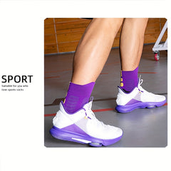 Boy's Mid Crew Sport Socks for Basketball Training