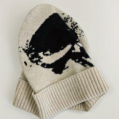 Ghost Face Jacquard Beanie Y2K Elastic Knit Hat Gothic Lightweight Skull Hat