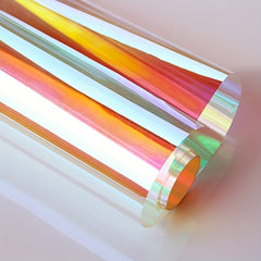 Aurora Laser Film Foil Resin Jewelry Stuff Rainbow Stickers