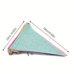 Rainbow Double Sided Window Shower Party Banner Background