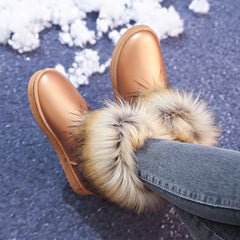 Women's Waterproof Non slip Thickened Plus Velvet Snow Boots