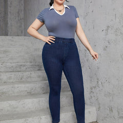 High Rise Stretch Skinny Jeans