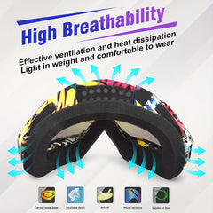 Motorcycle Off road Helmet Goggles Windproof Sand Glasses