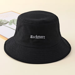 Embroidery Bucket Hat Sunscreen Fisherm