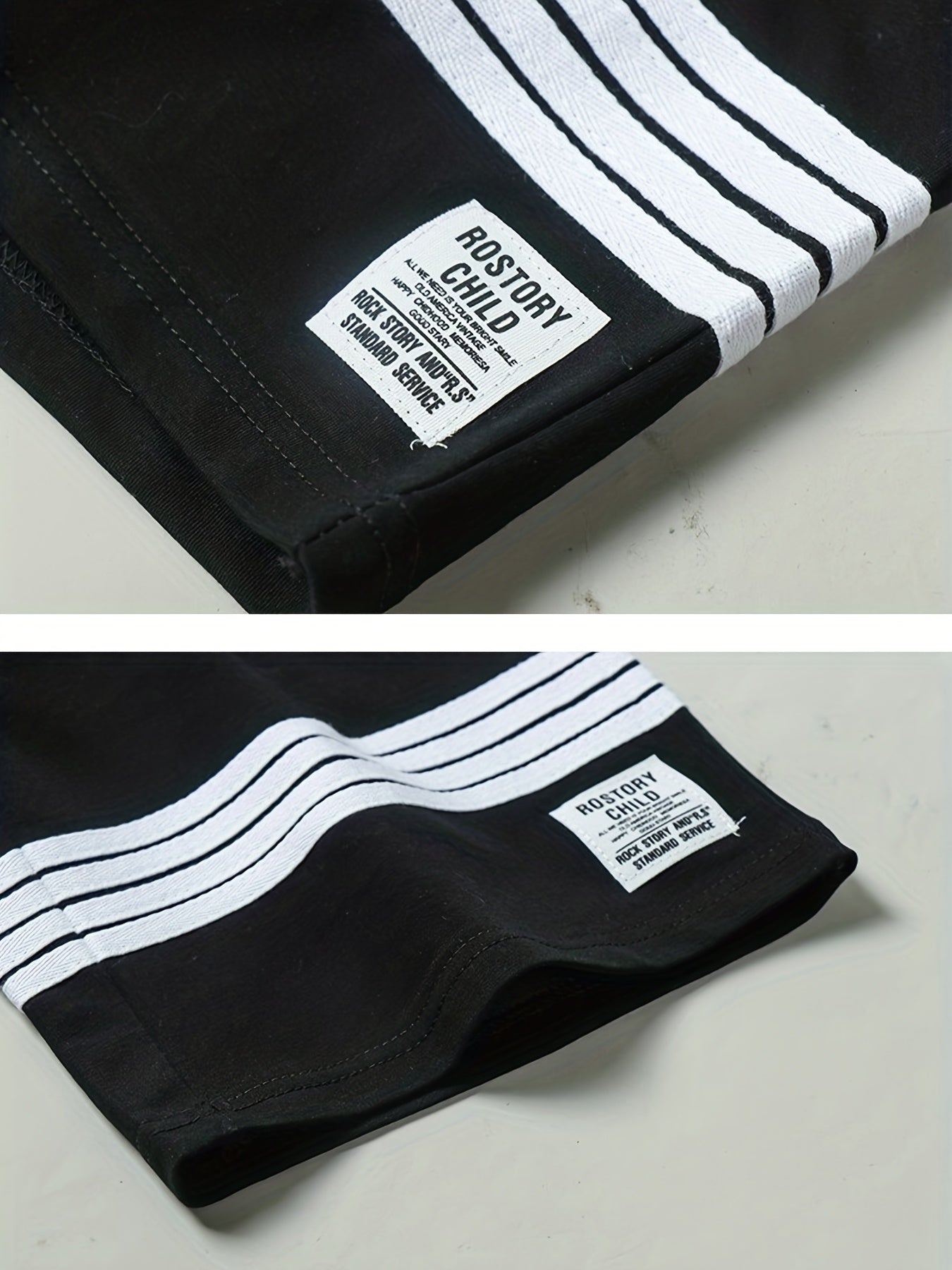 Boys Gym Stripe Workout Shorts Quick Dry Athletic Training with Pockets