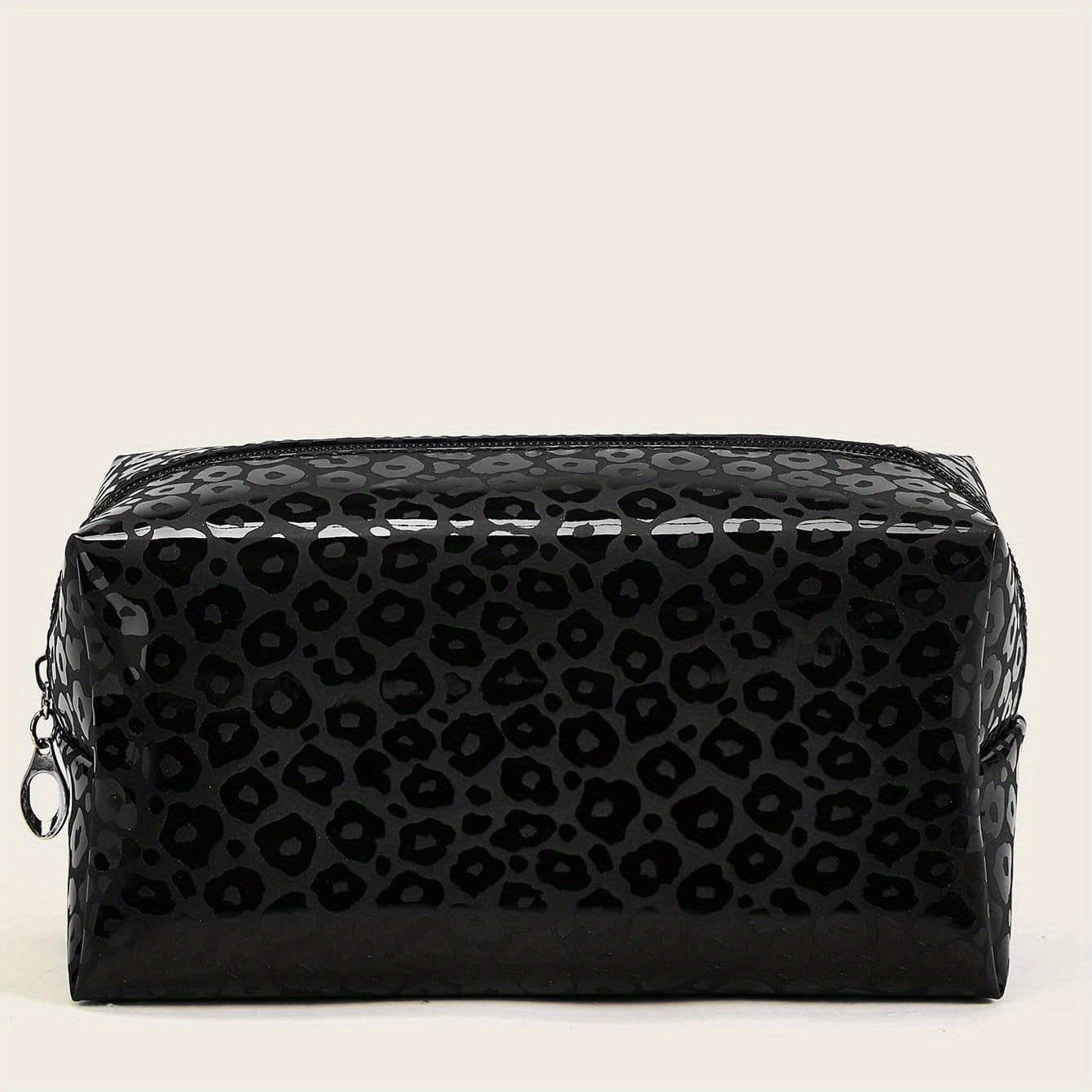 Leopard Print Makeup Bag for Travel and Organization