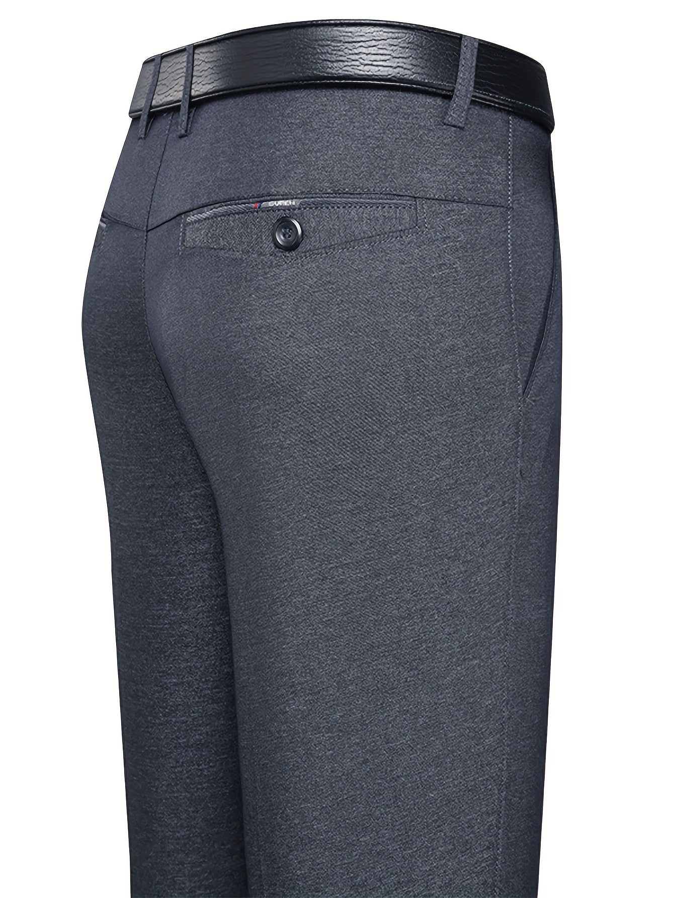 Men's Formal Solid Dress Trousers For Business Wedding Party