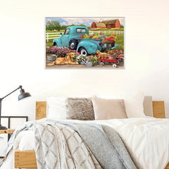 Car Diamond Painting Kit Diamond Art Kit Home Wall Decoration