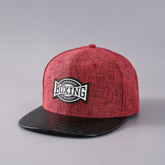 Hip Hop Cotton Blend Embroidered Print Baseball Cap