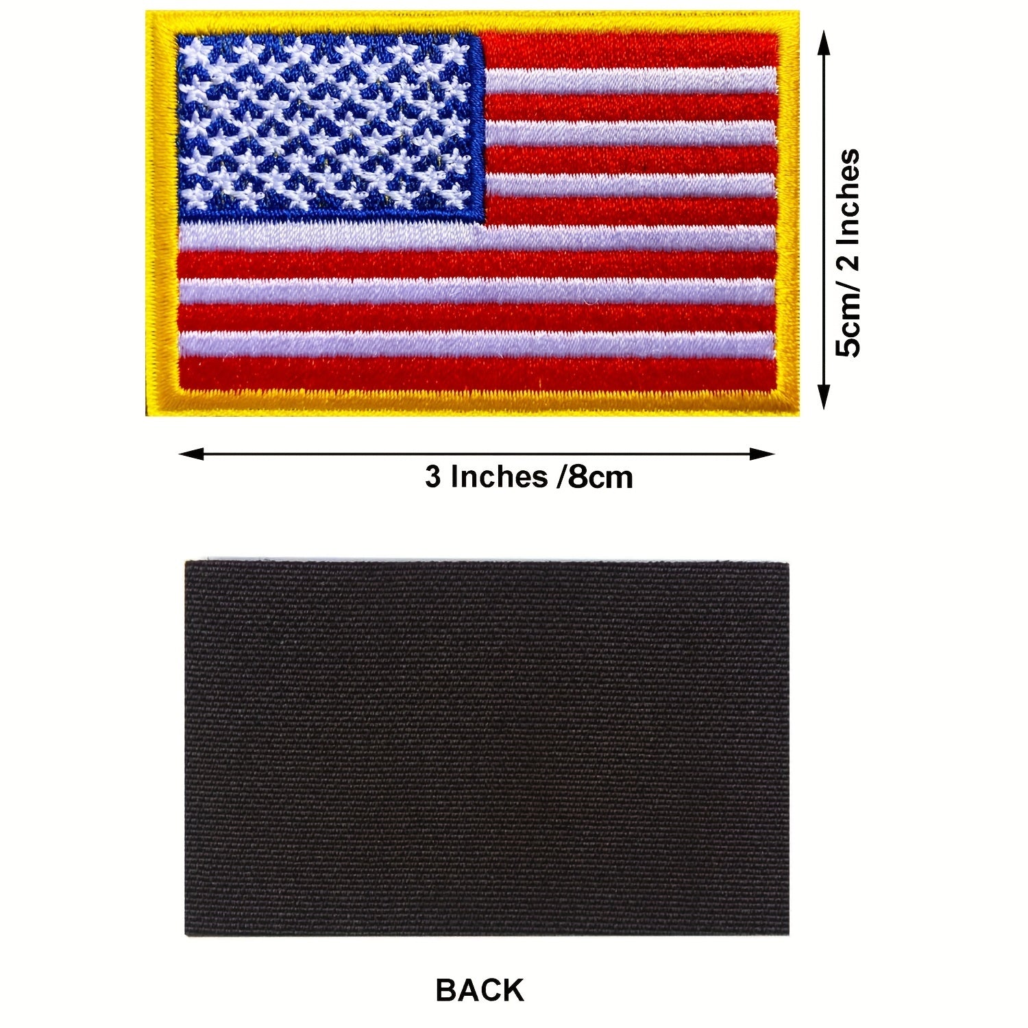 American Flag Patch for Backpacks Hats Jackets Pants