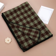 Art Print Check Scarf for Women - Winter Warm Scarves
