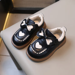 Girls' Bowknot Flat Shoes, Comfortable Non-slip Walking Shoes