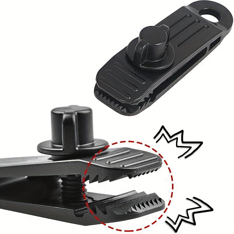 Windproof Plastic Clips for Outdoor Tent Awning Sun Shelter - Pack of 10