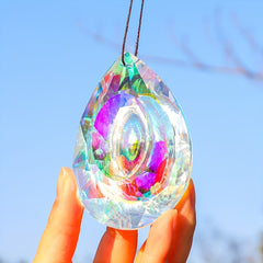 Crystal Sun Catcher Rainbow Prism Light Catcher Dragon Eye Crystal Pendant