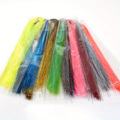 9pcs Colorful Soft Flash Fly Tying Material Fishing Gear Accessories