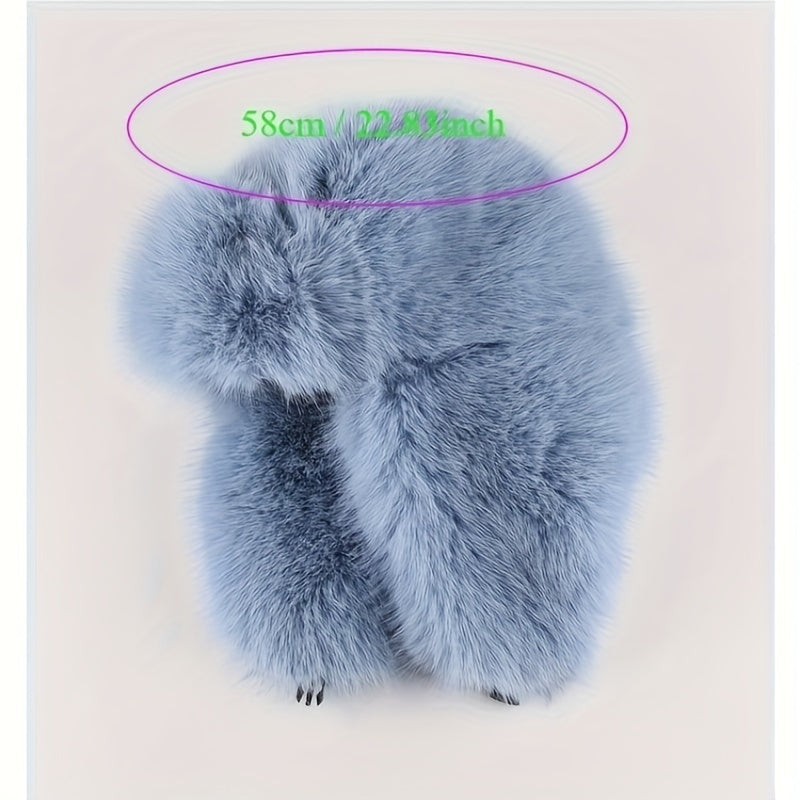 Mink Fleece Cap Couple Style Winter Plush Hat