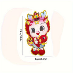 Year Of The Dragon Zodiac Door Sticker Spring Decorations