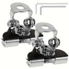 2pcs LED Light Bar Mounting Bracket Universal Adjustable Stainless Steel Holder
