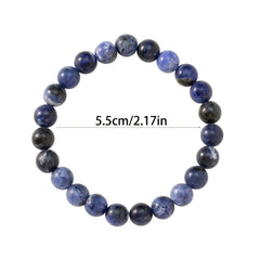 Matte Beaded Bracelet Set For Men Women Semi Precious Gemstone Beads