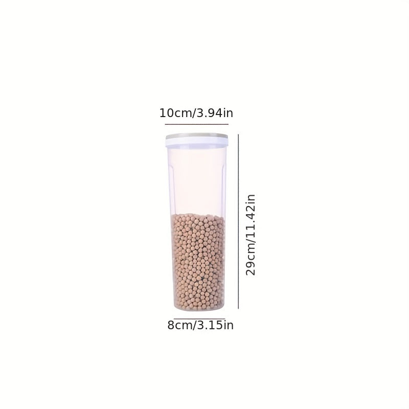 3pcs Kitchen Noodle Storage Box Plastic Sealed Tank Dry Food Canisters