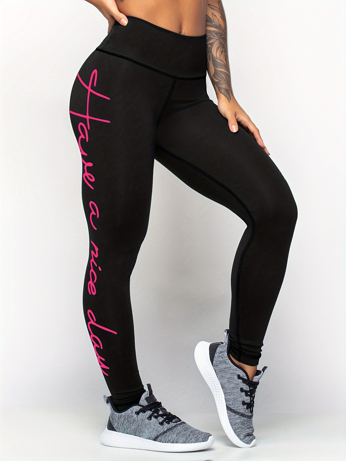Yoga Workout Pants Women's High Stretch Leggings