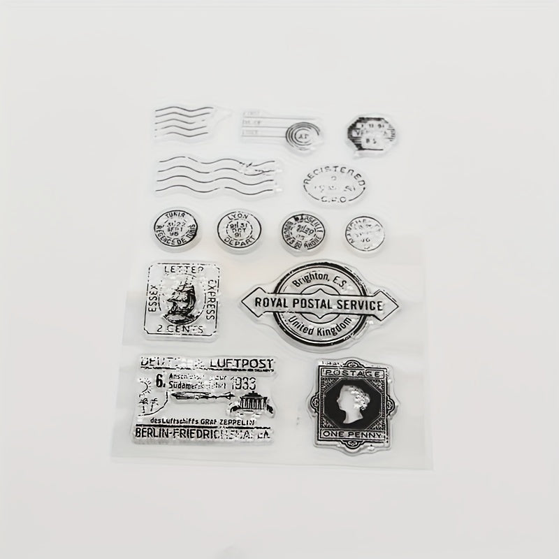 1pc Postmark DIY Scrapbooking Cartoon Seal