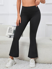 Tummy Control High Waist Flare Pants Butt Lifting Yoga Sports Pants