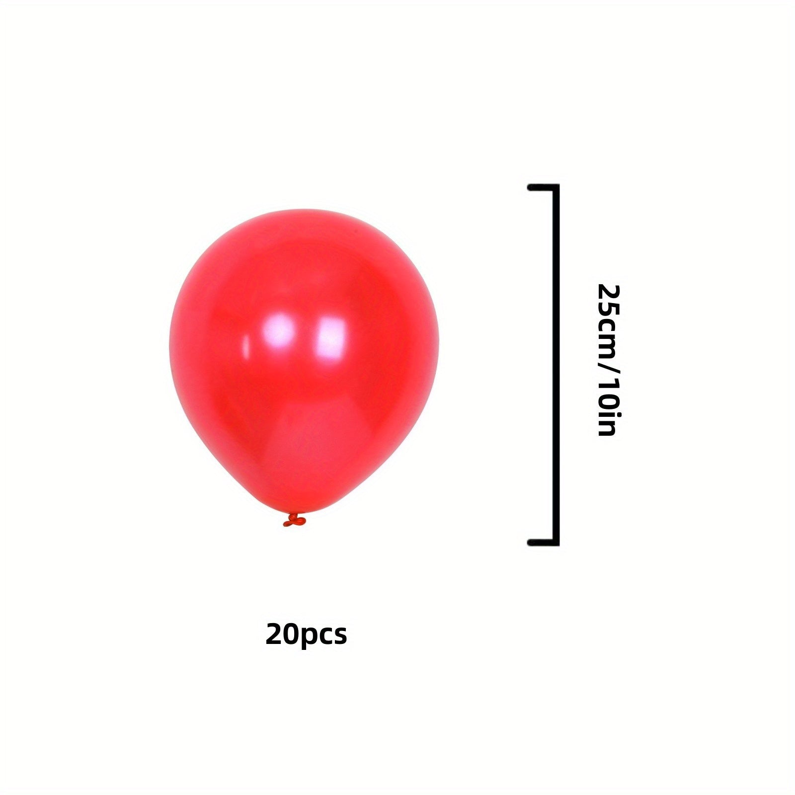 20pcs 10in 1 8g Pearl Balloons - Birthdays, Weddings, Parties