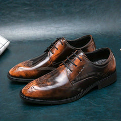 Men's Formal Dress Shoes Lace Up Business Shoes Slip Low Top