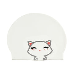 Stay & Stylish Adult Cartoon Silicone Swim Cap for Men & Women