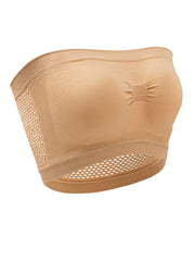Wireless Bandeau Bra Strapless Tube Bra for Yoga Workout Women