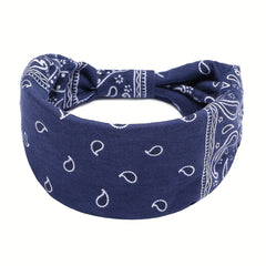 Sports Yoga Headband Flower Printed Quick Drying Hair Accessories