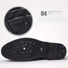 Men's Lace-up Derby Shoes for Business Formal Events