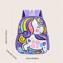 Kids Cartoon Pony Backpacks School Bag