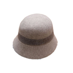 Women's Wool Bucket Hat Winter Thermal Cap Warm Cloche Hat