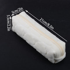 Small Fresh Pencil Case Short Plush Stationery Storage Bag