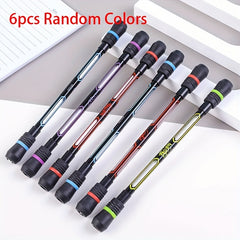 2pcs 4pcs 6pcs Rotating Pens Students' Spinning Gel Pens Office Supplies