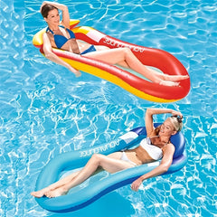 Inflatable Pool Lounger for Adults Float Hammock Raft