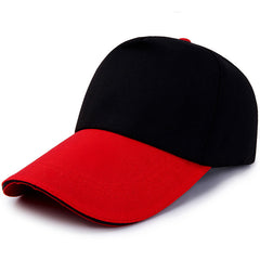 Block Baseball Cap Sunscreen Caps For Women Men Unisex Casual Streetwear Hat