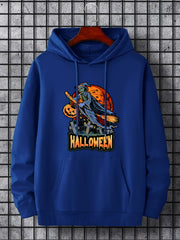 Men's Halloween Graphic Hoodie Casual Hooded Sweatshirt
