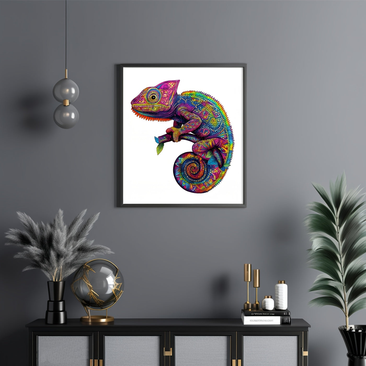 Extra Challenging Jigsaw Puzzle Irregular Shaped Pieces Chameleon Effect