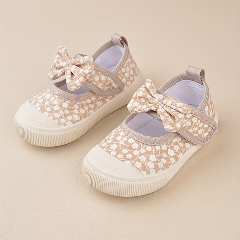EDUBA Girl's Breathable Backless Shoes With Bowknot for Outdoor Activities
