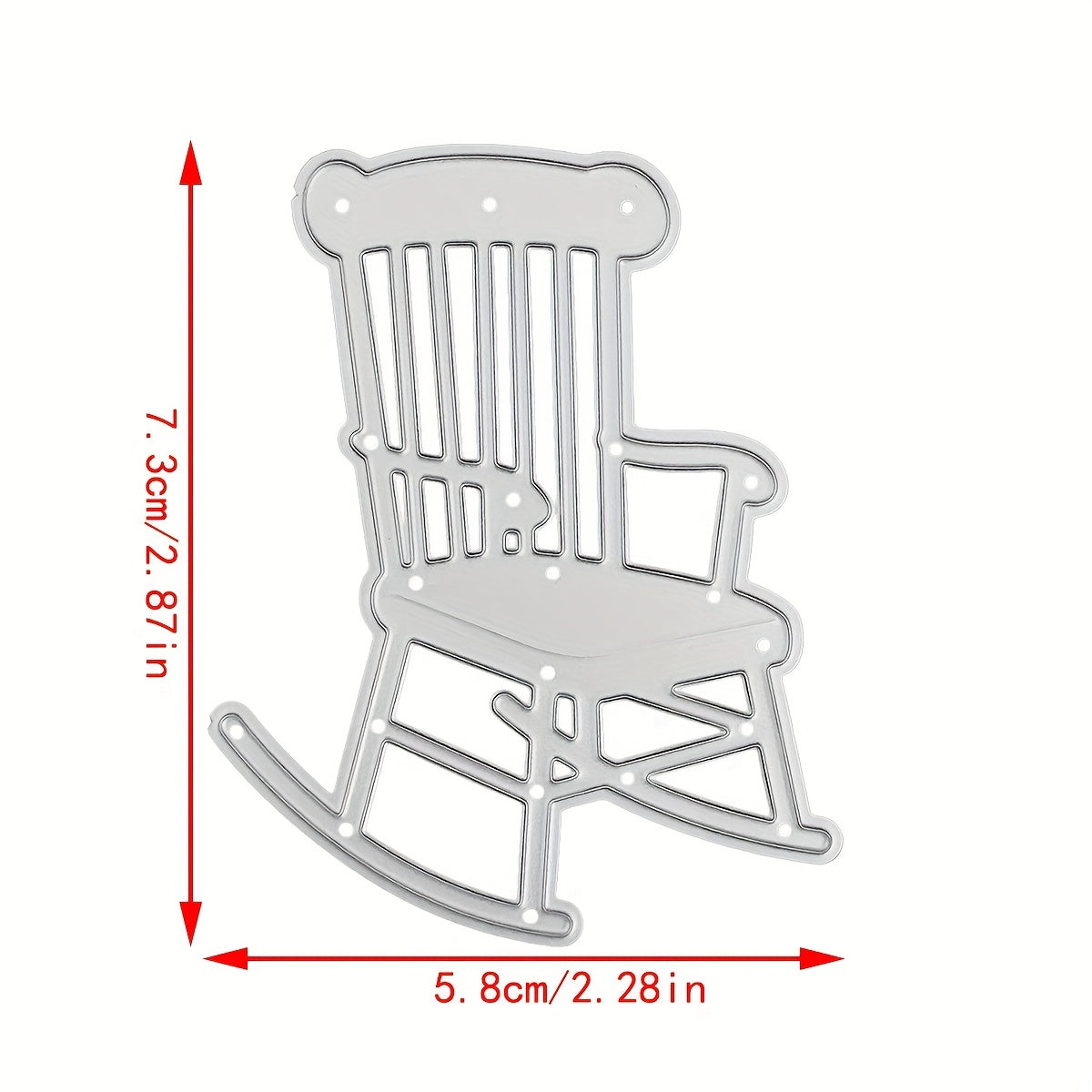 Rocking Chair Metal Cutting Dies for Card Making
