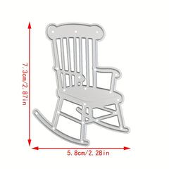 Rocking Chair Metal Cutting Dies for Card Making