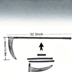Halloween Reaper Scythe Plastic Weapons Props