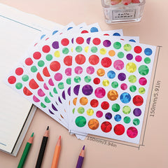 10 Sheets Star Stickers Small Stars Holographic Glitter Foil Stickers