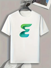 Symbol Men's Graphic Print Tee for Summer